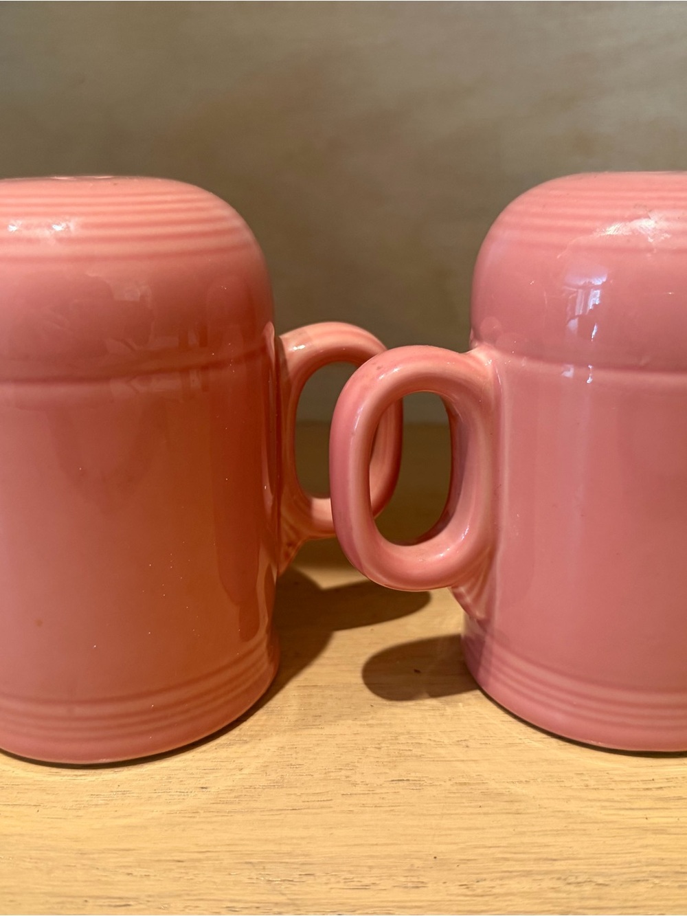 Fiesta Pink Ceramic Mugs - Set of 2